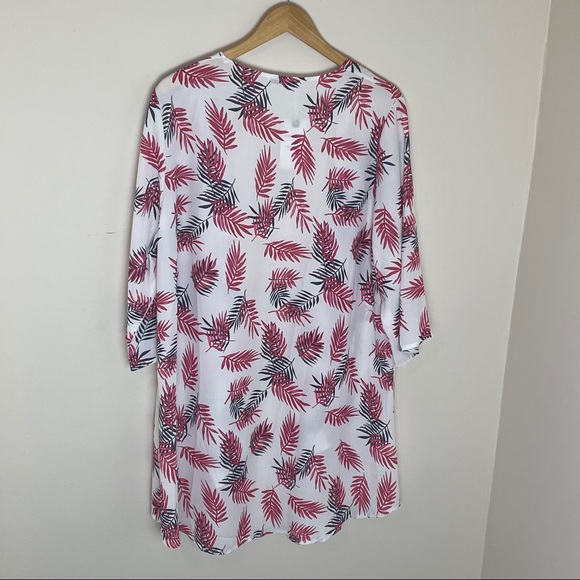 NWT Pink Milly pink palm kimono size large - Picture 2 of 6